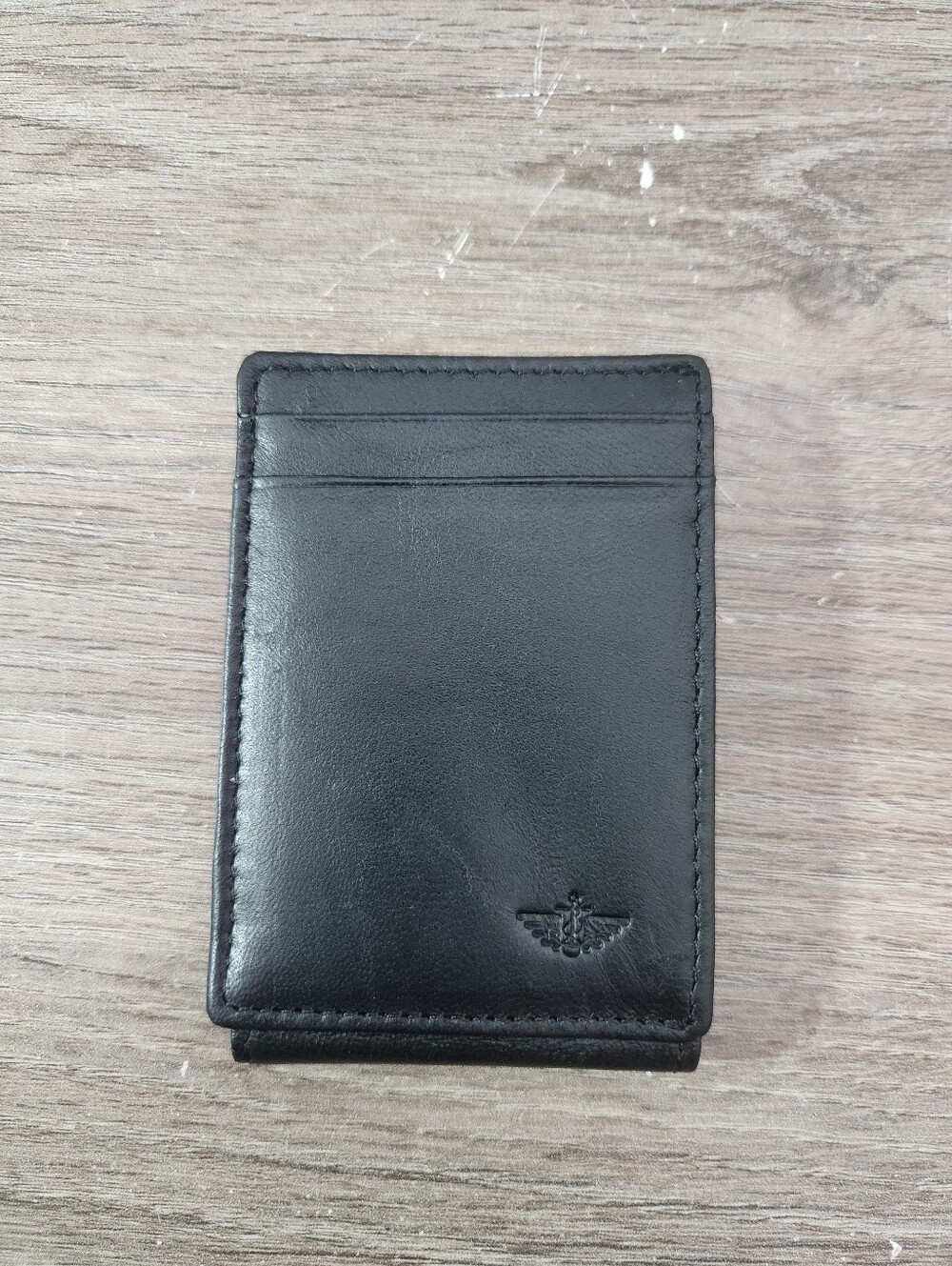 Dockers RFID Slim Magnetic Card Case Black Wallet